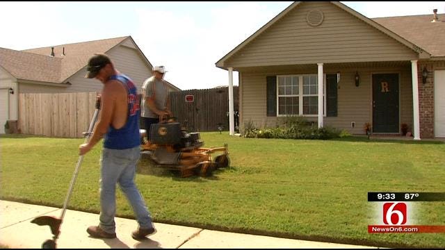 Owasso Man Back At Work After Locating Stolen Mowing Equipment
