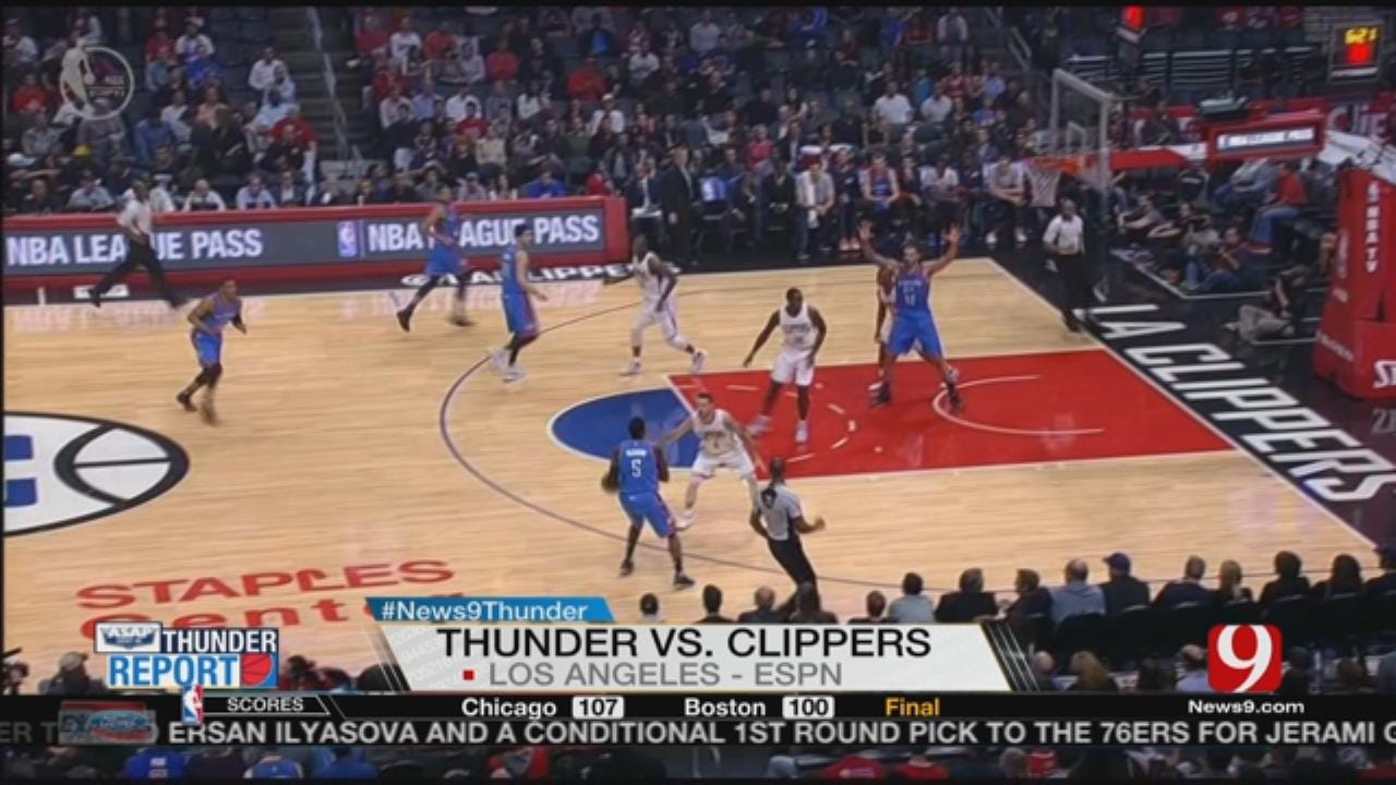 Thunder Beats Clippers, 85-83