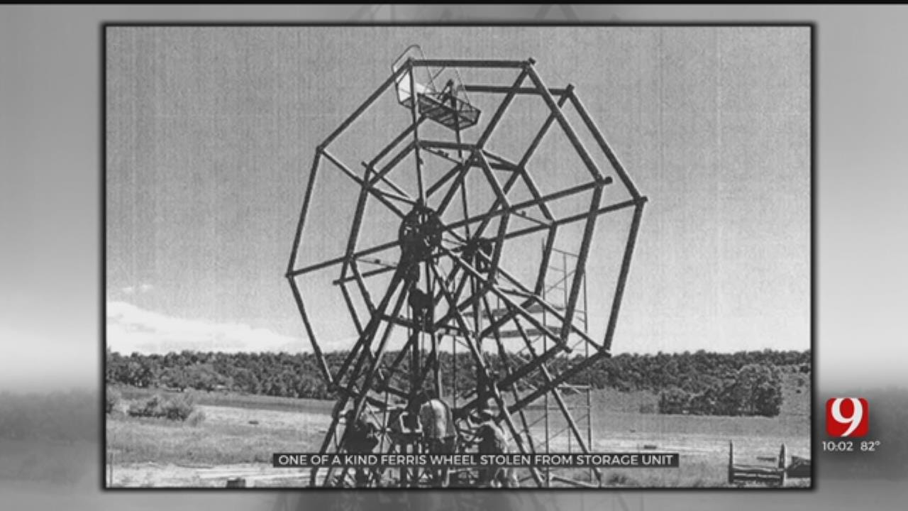One Of A Kind Ferris Wheel Stolen From Edmond Storage Unit