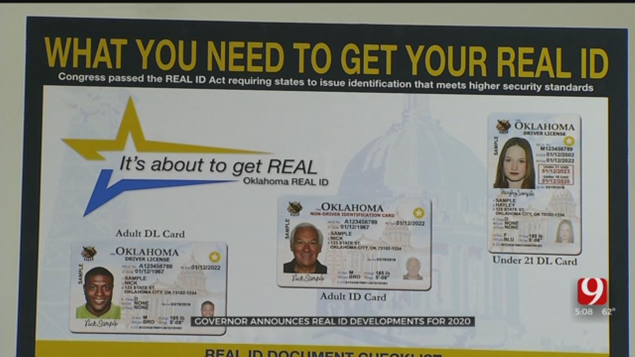 Governor Stitt Announces Real ID Developments For 2020, Suggests Residents Prepare Travel Paperwork