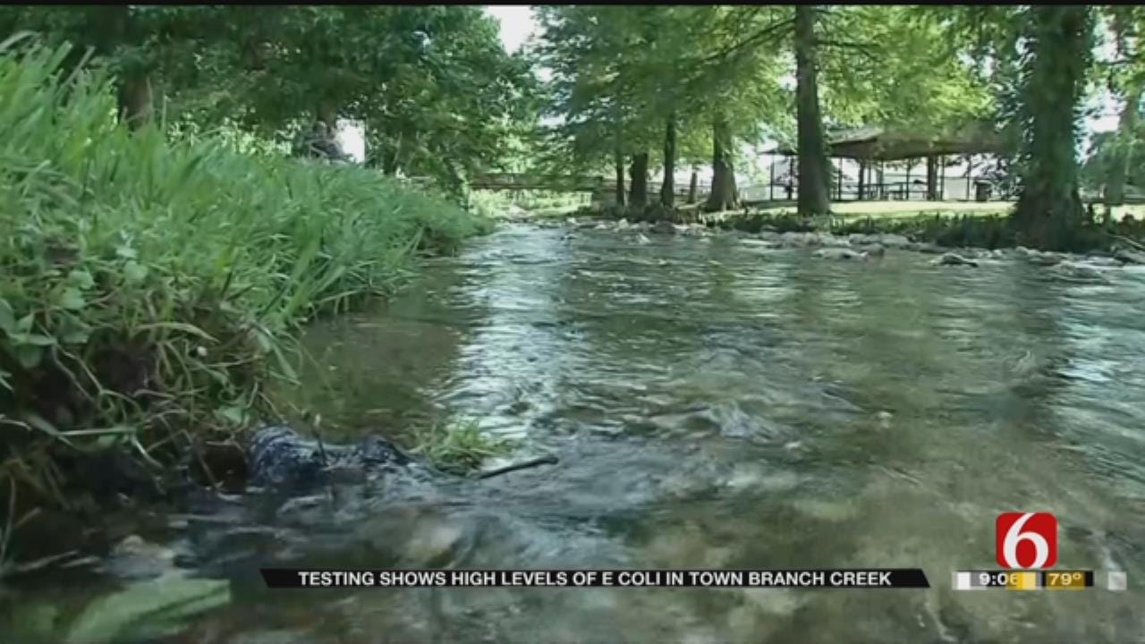 Tahlequah's Town Branch Creek Showing High Levels Of E Coli