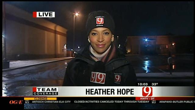 Reporter Heather Hope Updates On Storm Impact In Yukon