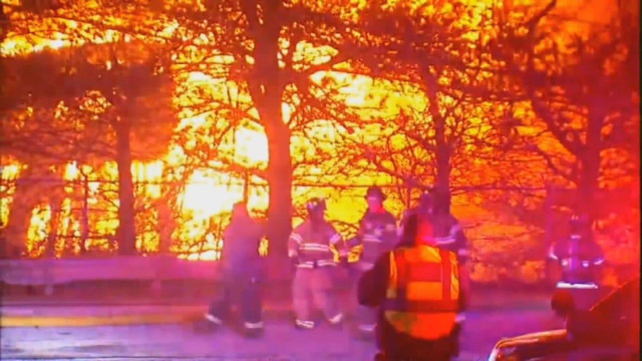 150 Firefighters Battle Eight Alarm Blaze At Paper Warehouse