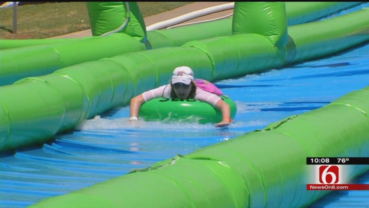Tulsans To Slip-And-Slide The City To Help Charity