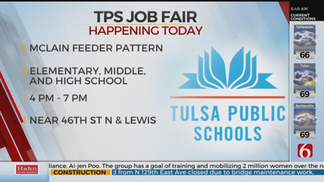 Tulsa Public Schools Hold Job Fair