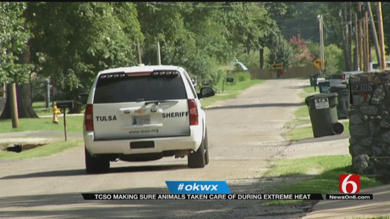 Tulsa County Deputies Working To Protect Pets Outside In The Heat
