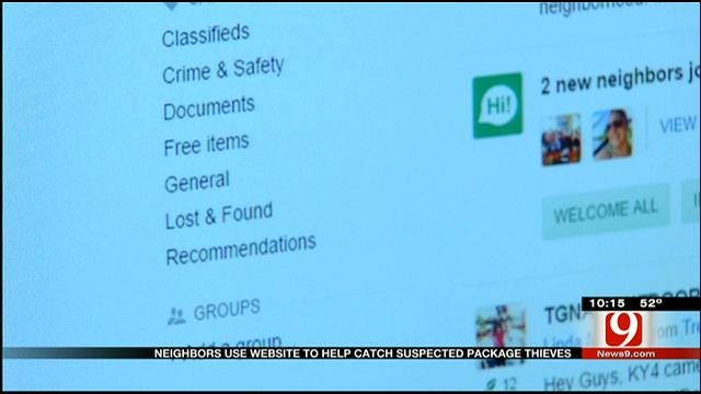 OKC Neighbors Use Website To Catch Suspected Package Thieves