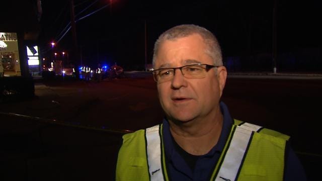WEB EXTRA: Tulsa Police Cpl. Steve Woods Talks About Fatal Crash