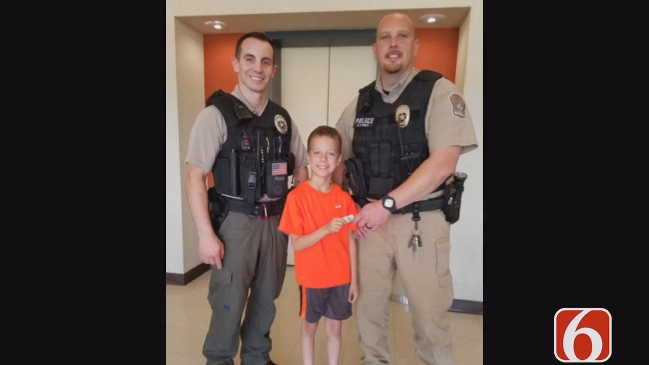 Tess Maune: Bartlesville Boy Donates Gumball Money To Police K9 Fund