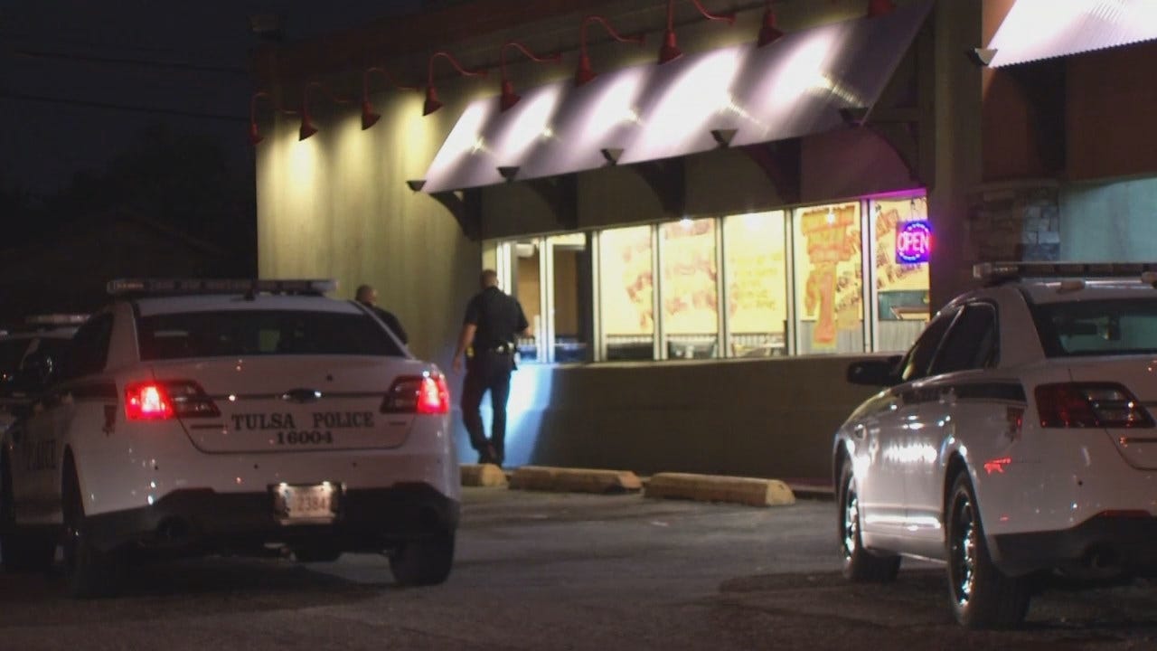 WEB EXTRA: Video From Scene Of Tulsa Restaurant Armed Robbery