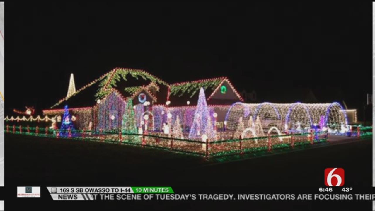 Claremore Resident Wins News On 6/Kringle's Christmas Land Best Light Display