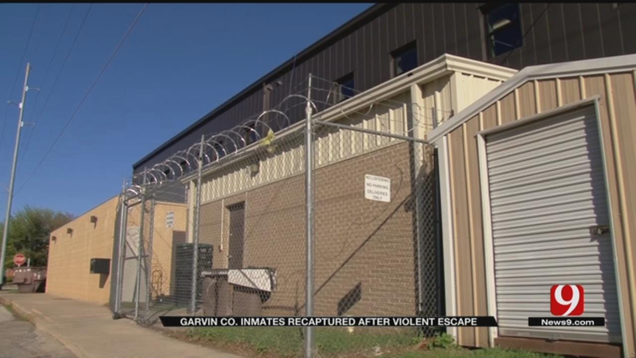 Garvin County Inmates Recaptured After Violent Escape