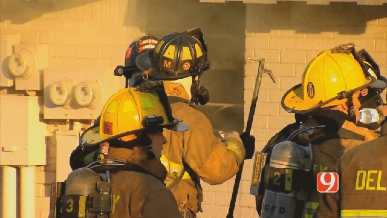 Multiple Fire Crews Knock Down Del City Apartment Fire