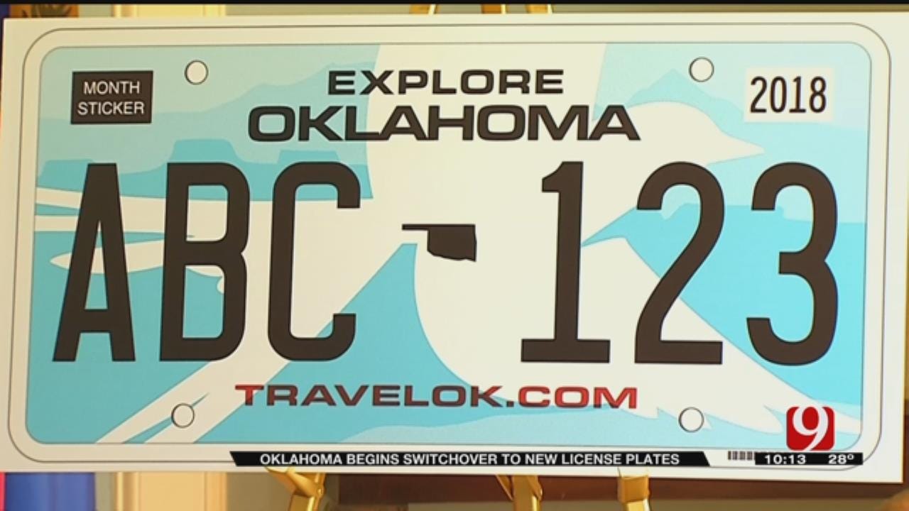 Oklahoma Begins Changeover To New License Plates