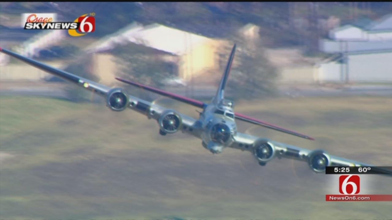 B-17 'Aluminum Overcast' Visits Tulsa