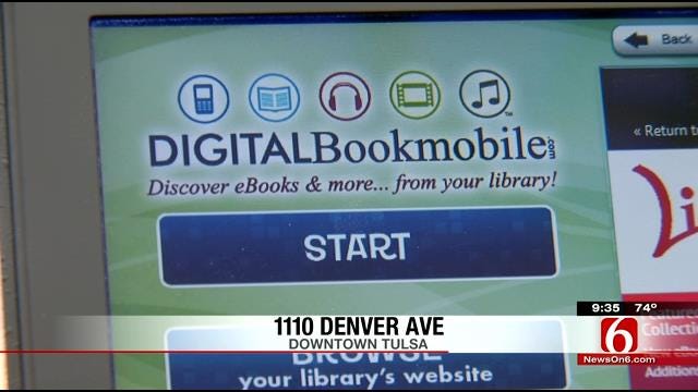 Tulsa City-County Library Holds Digital Festival In Bookmobile