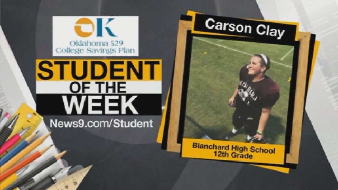 Student Of The Week: Carson Clay From Blanchard High School