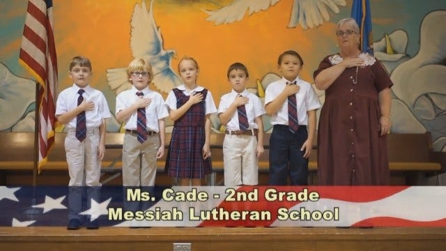 Ms. Cade's 2nd Grade Class at Messiah Lutheran School