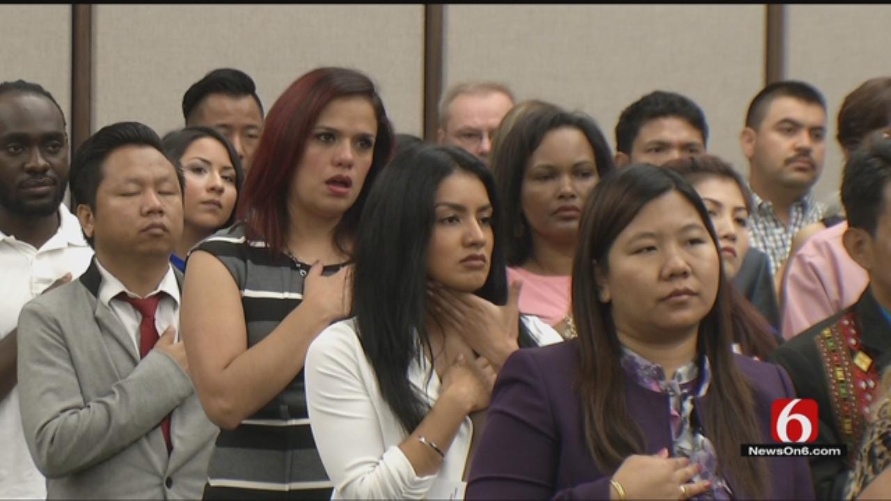 Newly Naturalized Citizens Proud To Call America Home