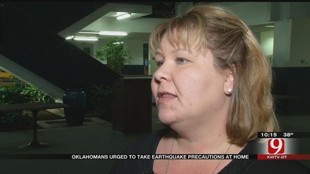 Oklahomans Urged To Take Earthquake Precaution