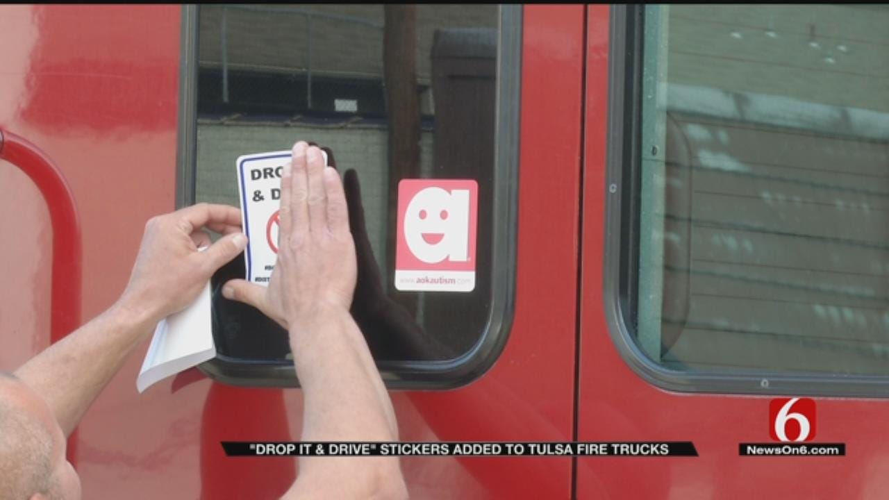 Tulsa Firefighters Raise Awareness About Texting And Driving Dangers