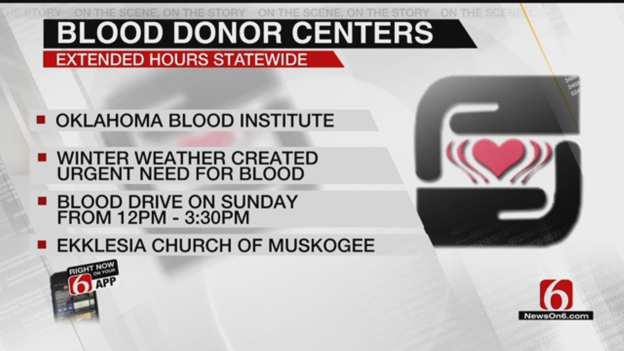 Blood Donations Needed Across Oklahoma