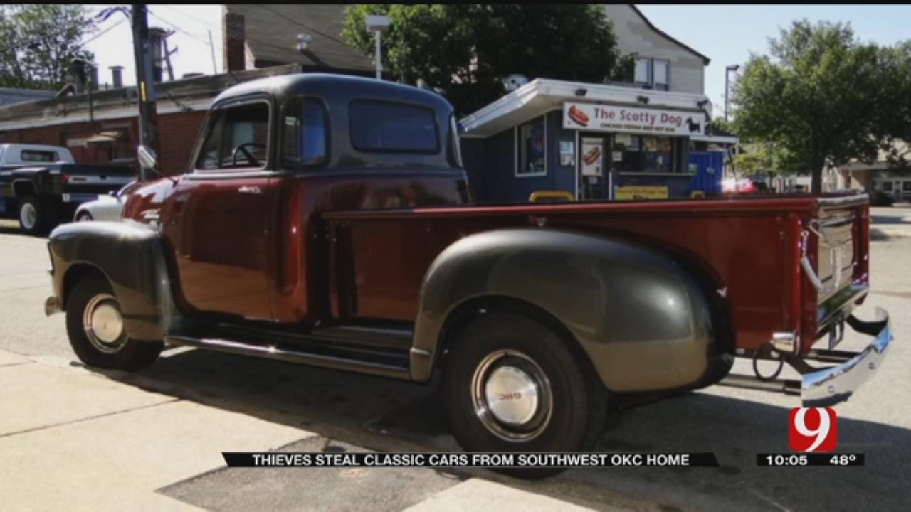 Thieves Steal Classic Cars From SW OKC Home
