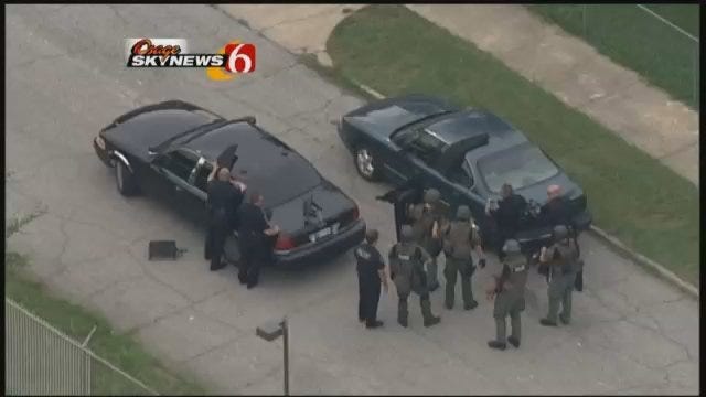 View From Osage SkyNews 6 Of Tulsa Police Standoff