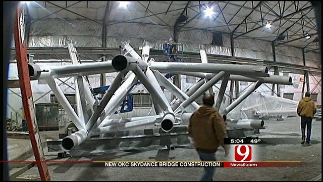 Skydance Bridge Over I-40 In OKC To Be Complete In Spring