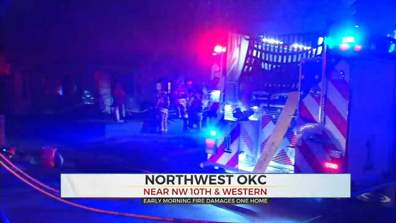 Firefighters Knock Down Overnight NW OKC House Fire