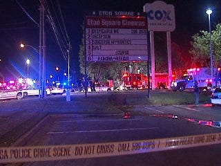 Video From Scene Of Tulsa's Eton Square Fatal Crash