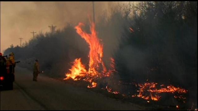 Grass Fires Worry Residents In Pawnee County