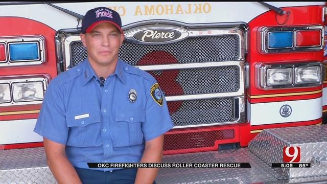 OKC Firefighters Reflect On Roller Coaster Rescue At Frontier City