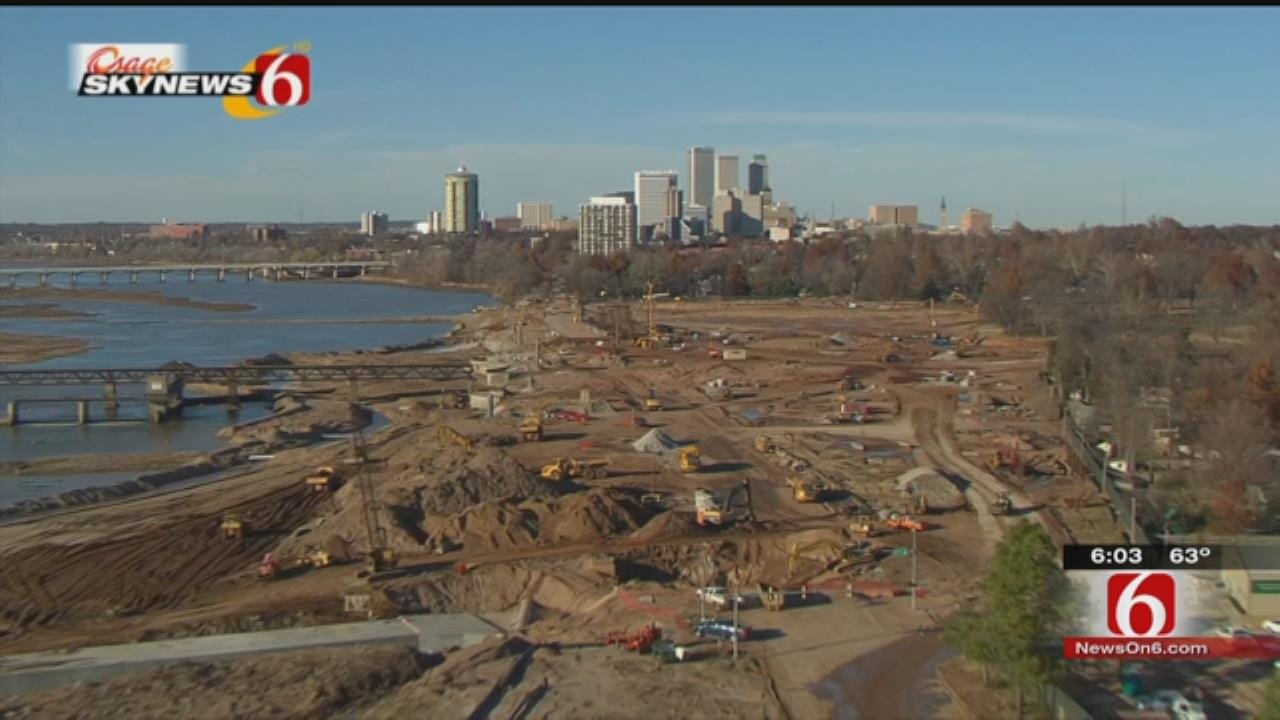 Gathering Place Construction Moves Closer To Arkansas River