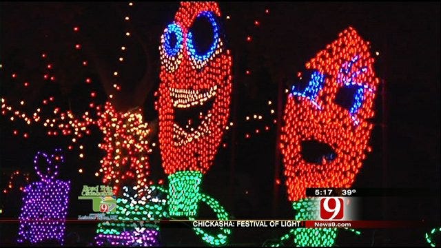 Chickasha Festival Of Light Evokes Holiday Spirit In Oklahoma