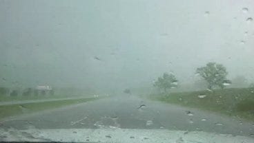 WEB EXTRA: Video From Southbound Highway 75 Near Jenks