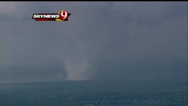 WEB EXTRA: Video From SkyNews9 Of Tornado Near Little Axe