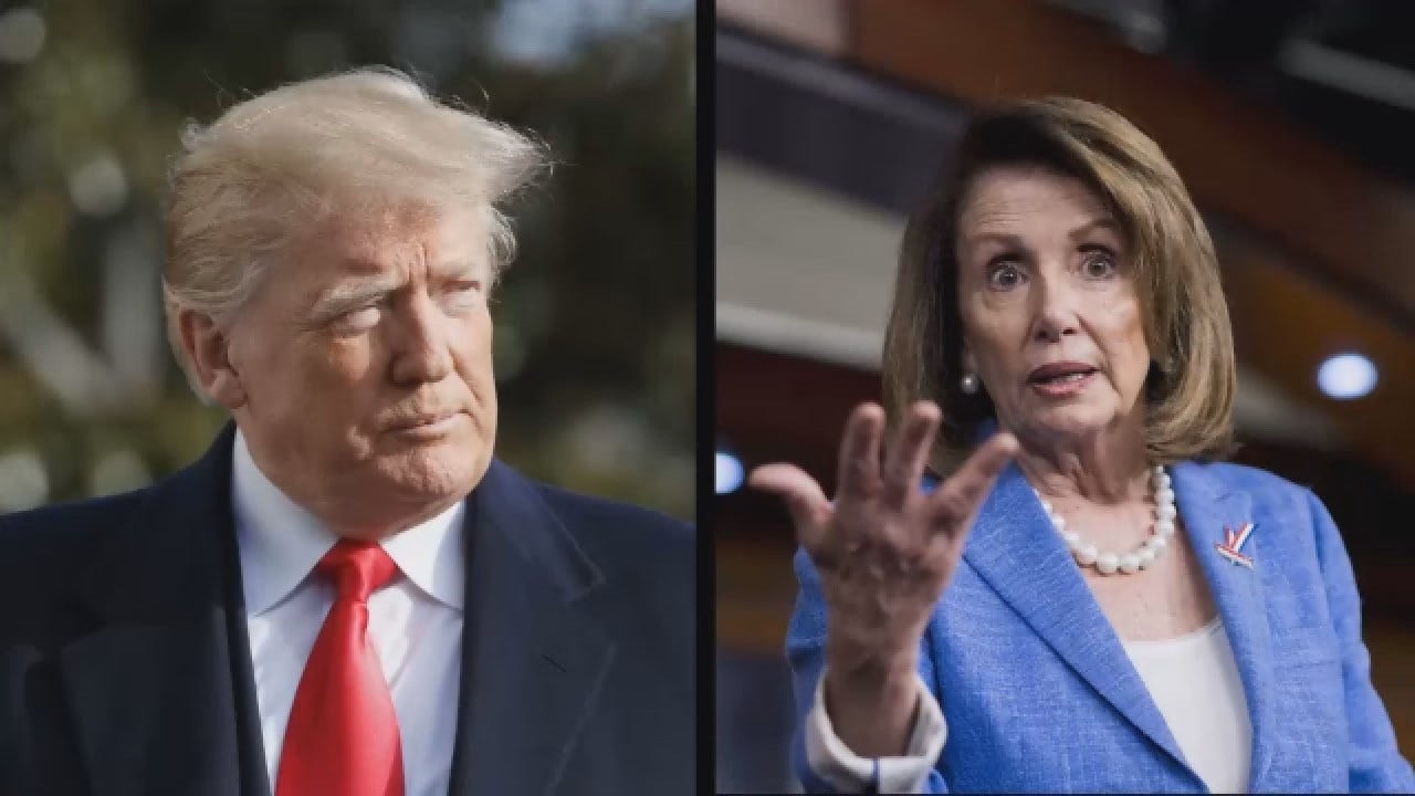 Trump Says Pelosi Wants Open Borders In 'Face The Nation' Interview