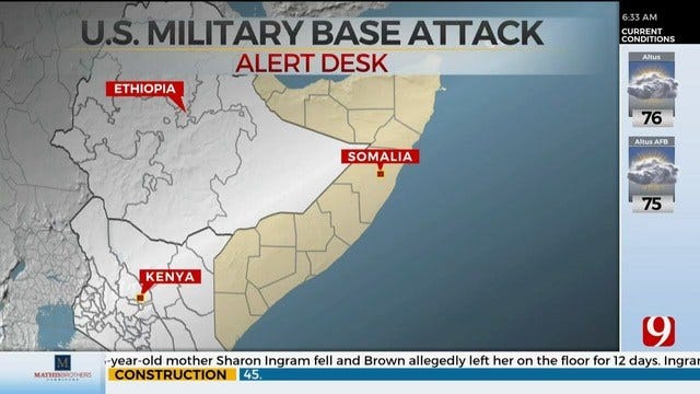 Militants Attack Base Used By U.S. Forces In Somalia