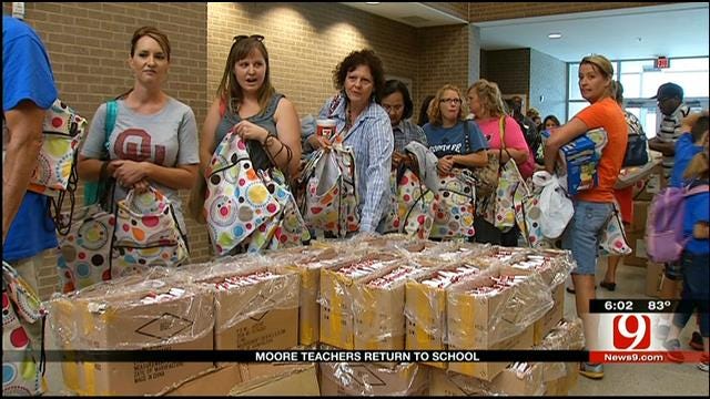 Moore Teachers Return For New School Year