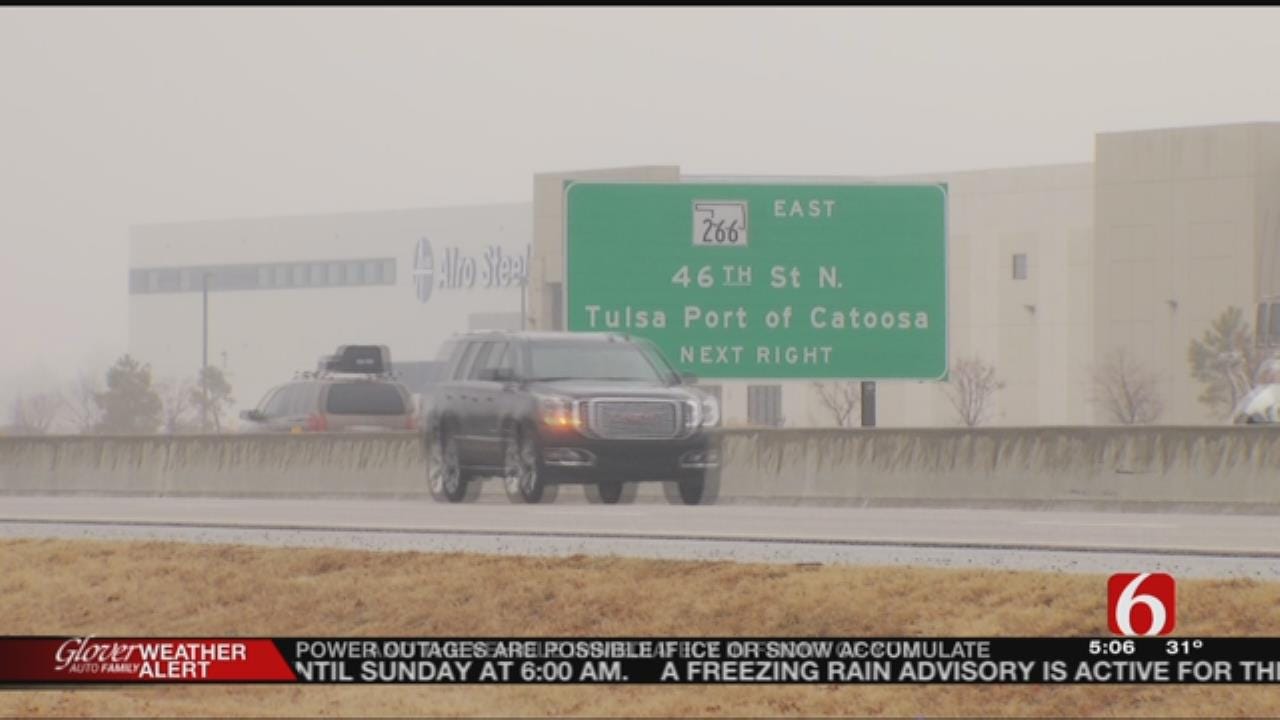 Tulsa Drivers Playing It Safe On Wet Road Conditions