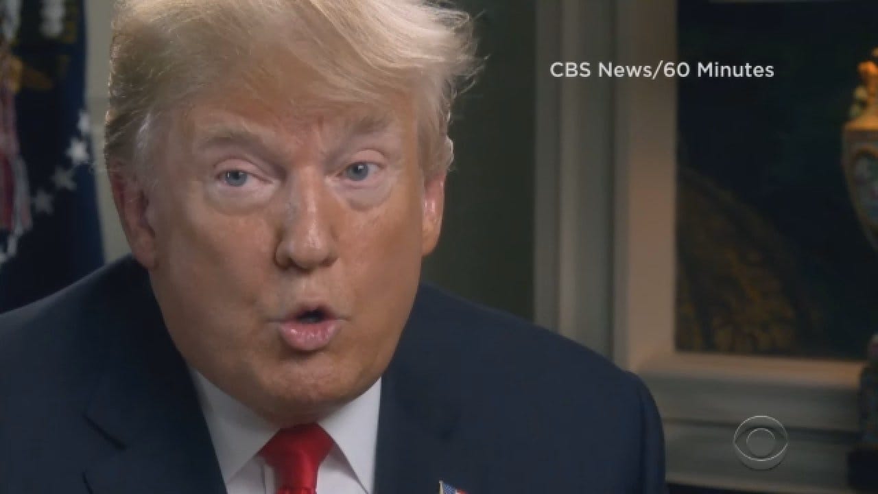 President Trump Discusses Climate Change, Kavanaugh Hearing On 60 Minutes