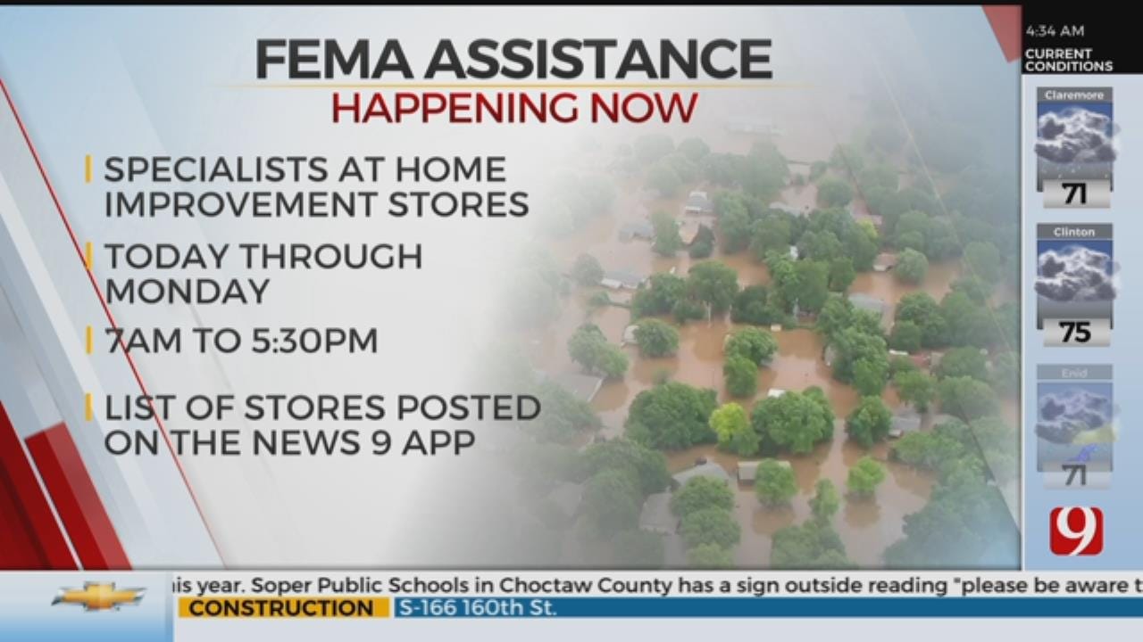 FEMA Specialists At Home Improvement Stores Across Okla.