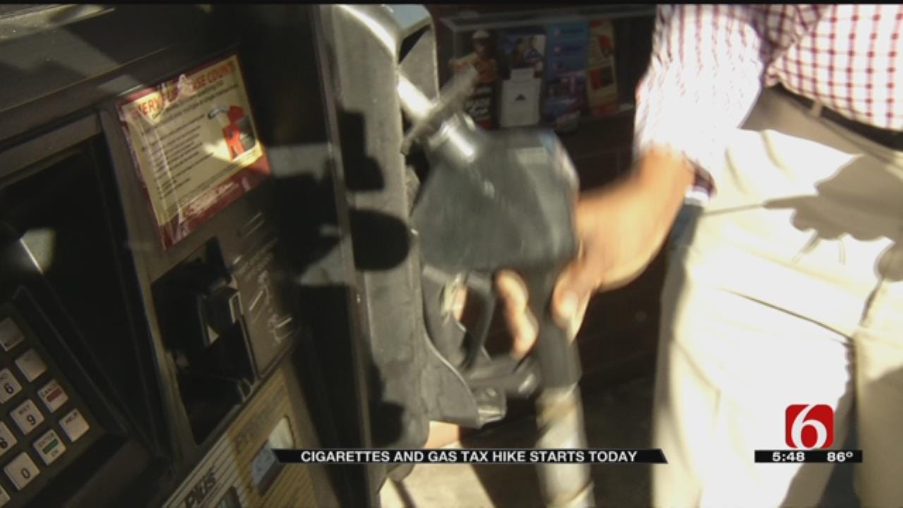 Gas And Cigarette Tax Increases Go Into Effect In Oklahoma