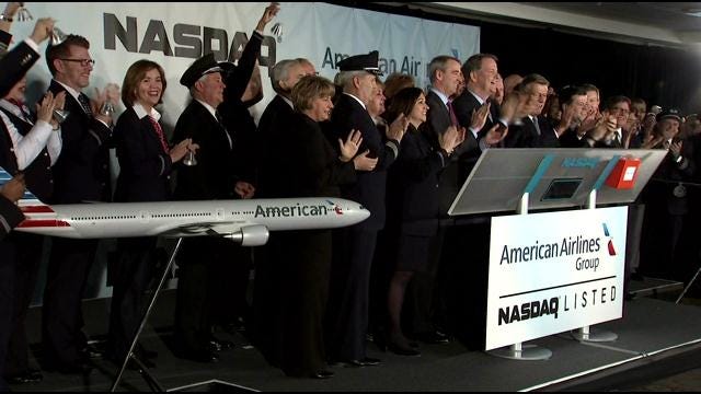 WEB EXTRA: American Airlines Rings NASDAQ Opening Bell
