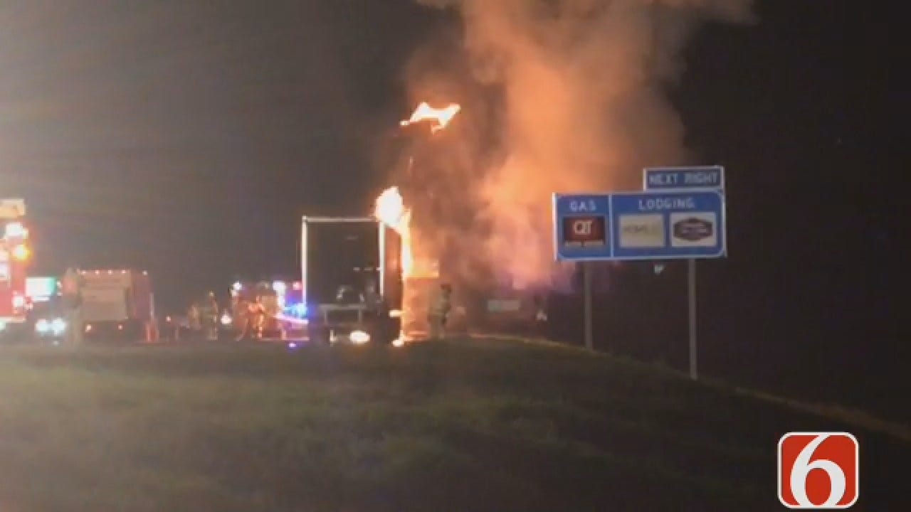 Joseph Holloway Updates Highway 75 Semi Fire