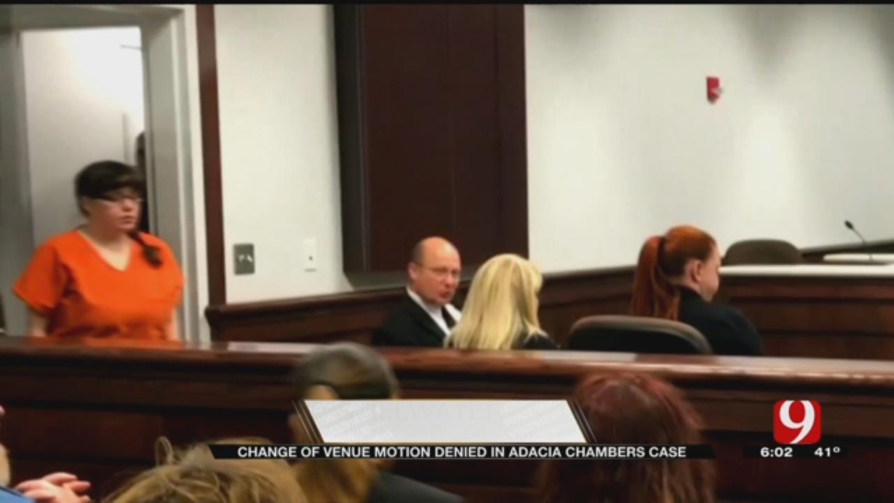 Judge Denies Change Of Venue Request In Adacia Chambers Case
