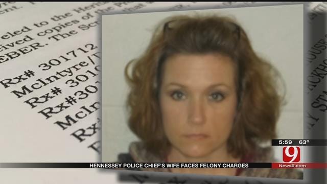 Hennessey Police Chief's Wife Faces Felony Charge