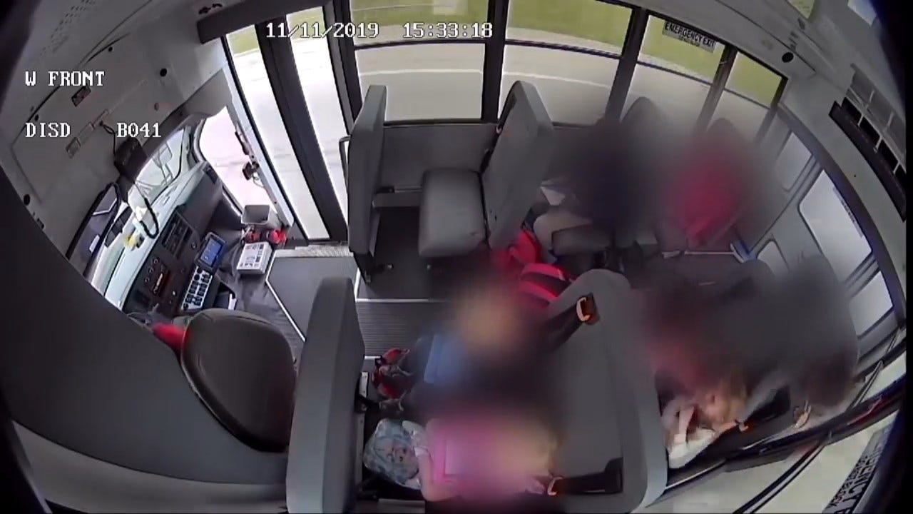 Video Shows 5-Year-Old Girl Being Attacked On A Dallas School Bus