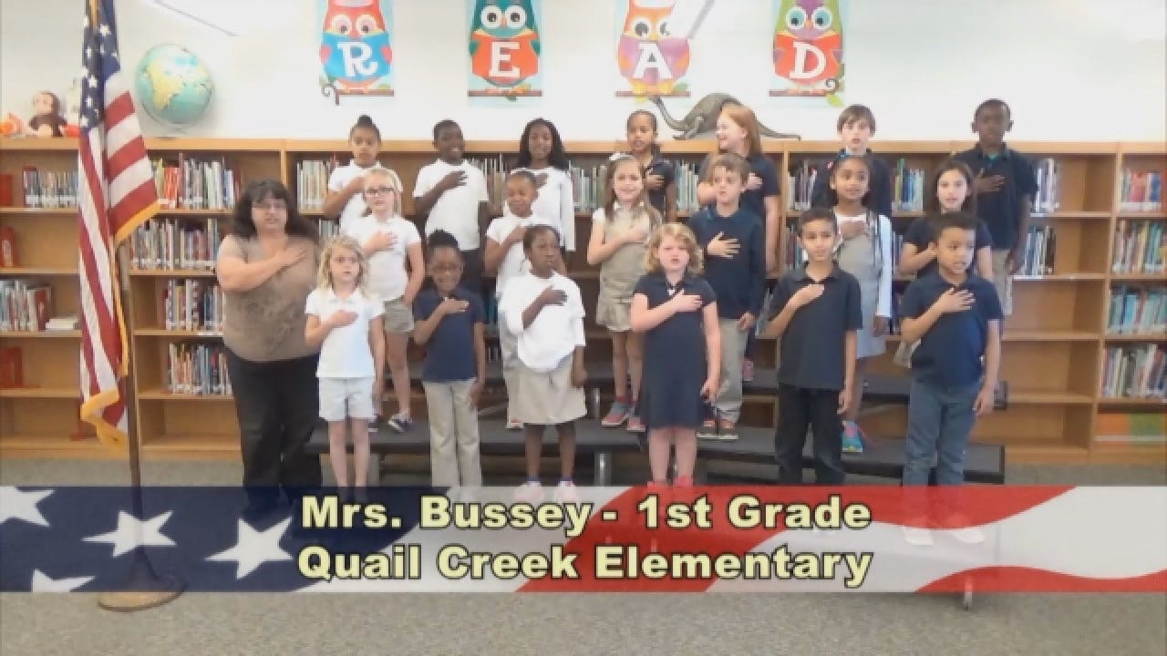 Mrs. Bussey's 1st Grade Class At Quail Creek Elementary